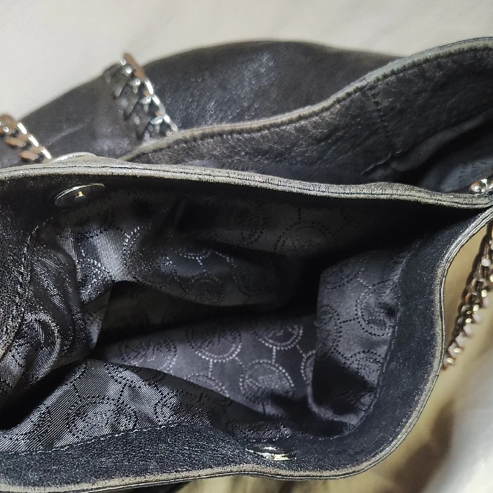 Michael Kors Shimmering Black Shoulder Bag
